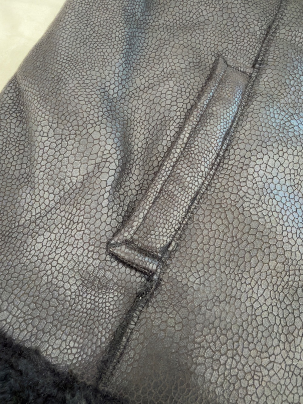 Jaclyn Smith Black Faux Shearling-Trim Vest - Picture 7 of 13